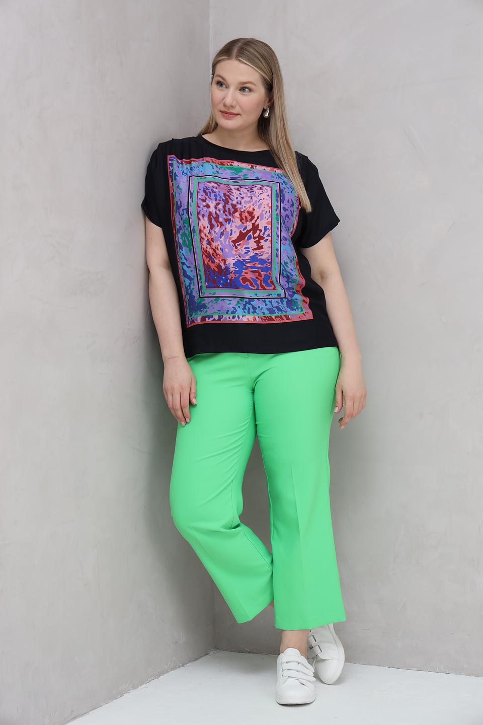 Брюки Tuzzi лайм с поясом