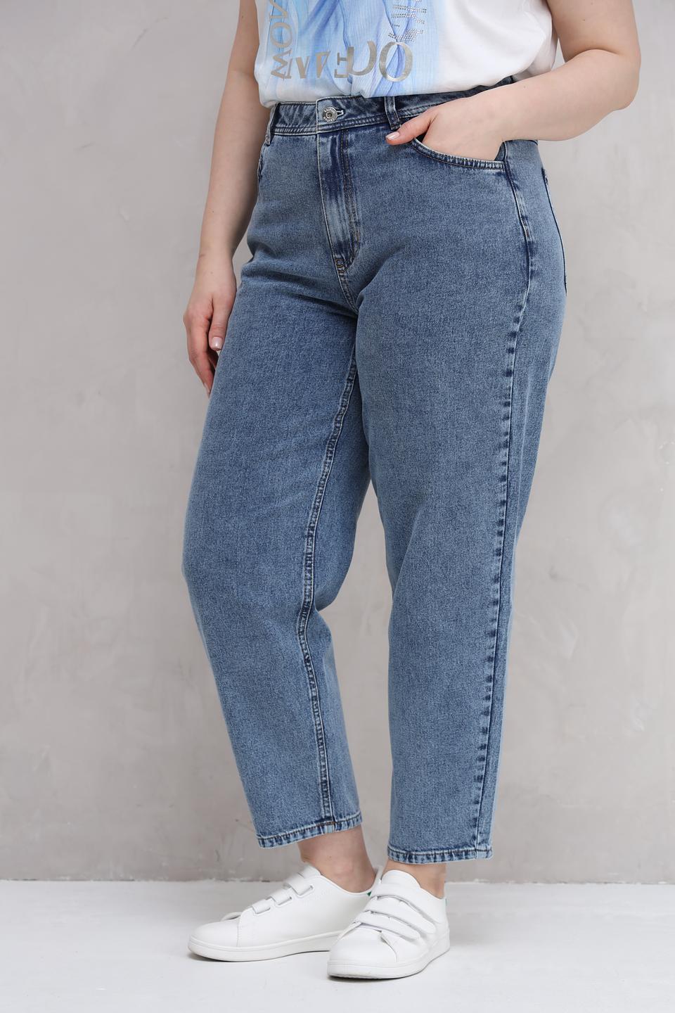 Джинсы Taifun mom fit голубые