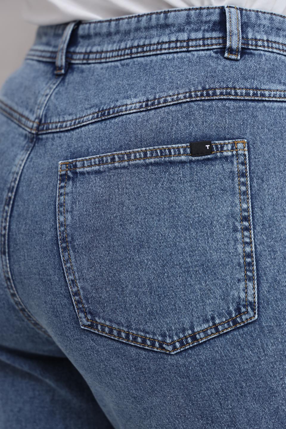 Джинсы Taifun mom fit голубые