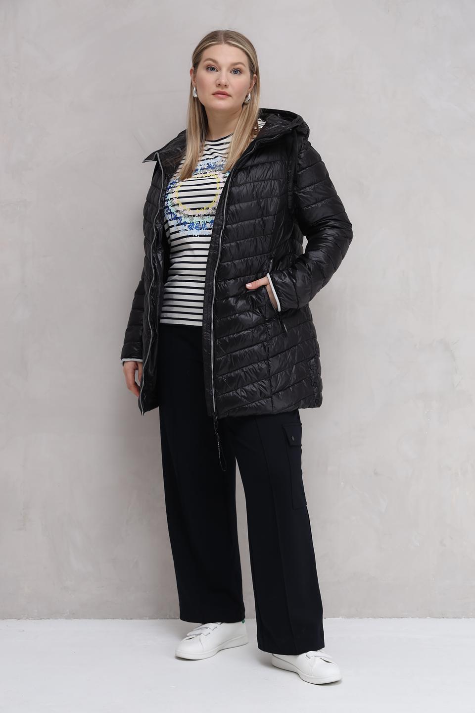Куртка District стеганая чёрная