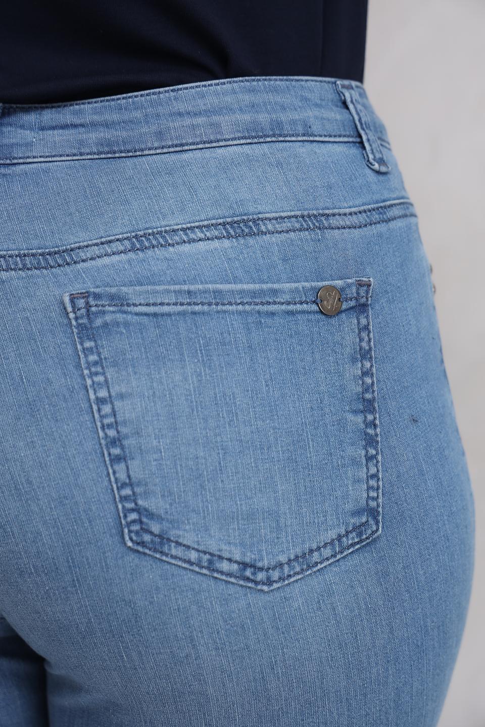 Джинсы Barbara Lebek голубые укороченные