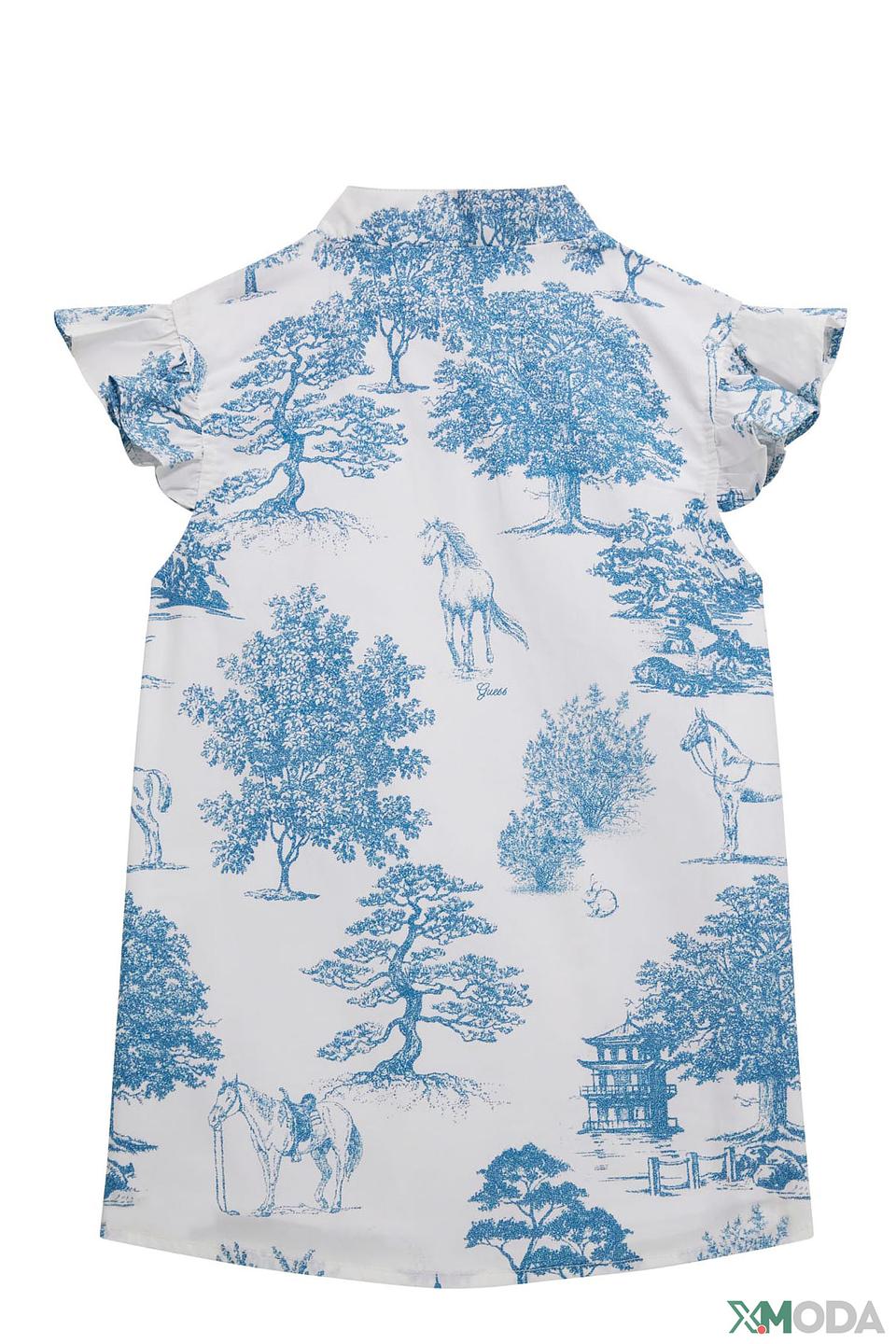 Блуза Guess дев. с принтом