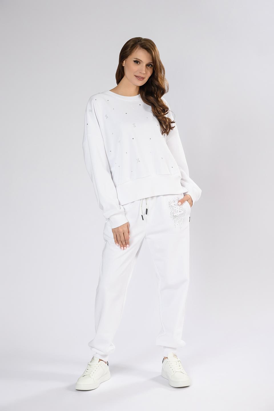 Брюки Twin Set Actitude белые