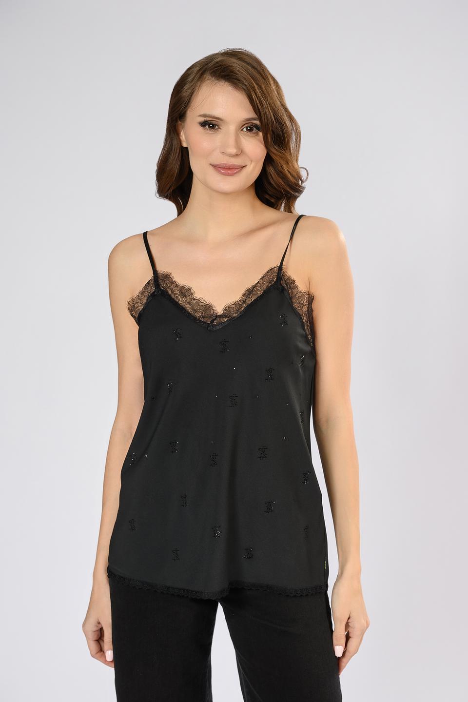 Топ Twin Set Actitude чёрный