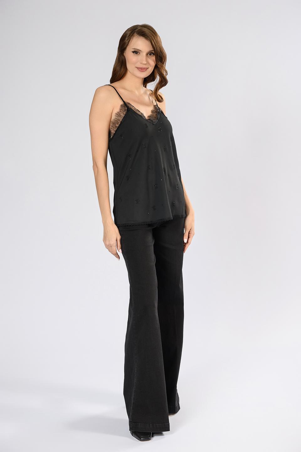 Топ Twin Set Actitude чёрный