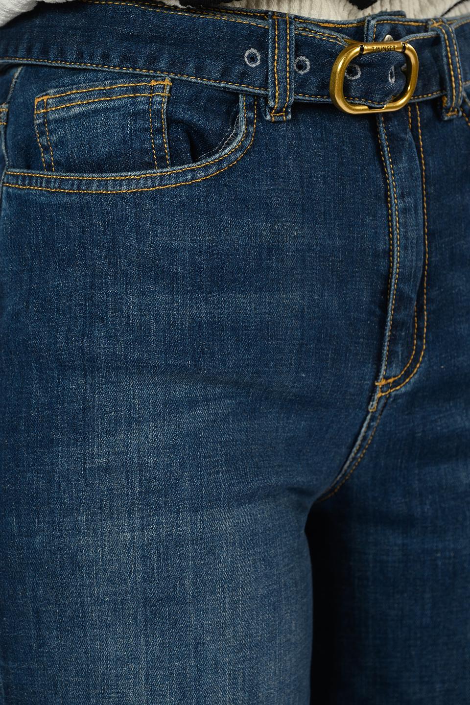 Джинсы клеш Twin Set синие