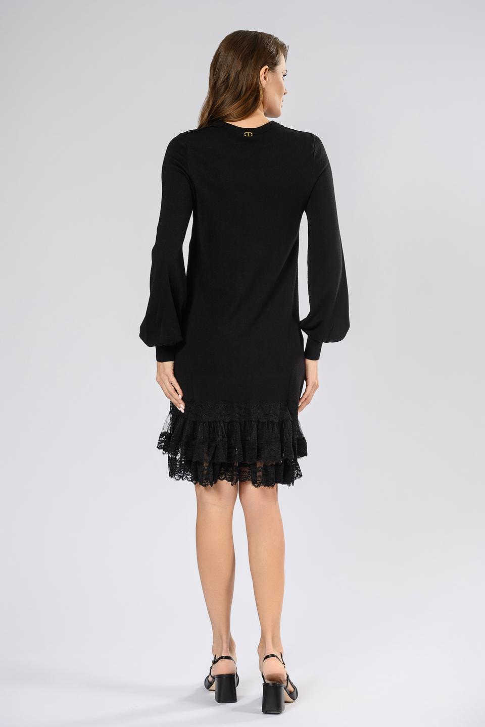 Платье Twin Set жен. с кружевом черное