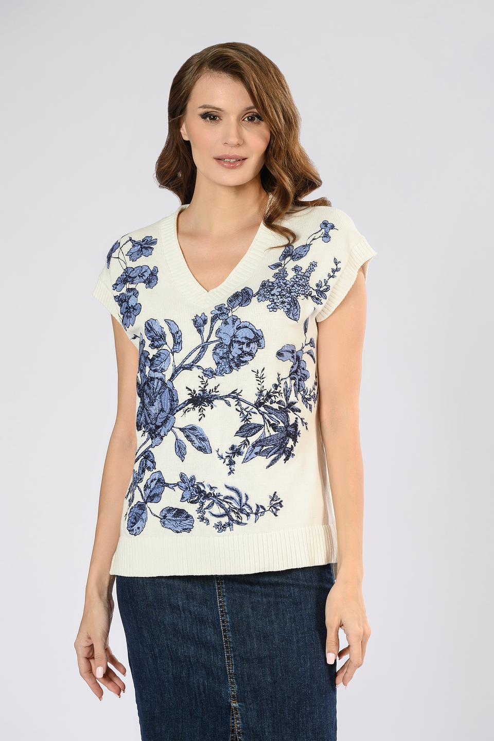 Жилет i Blues с цветочным принтом