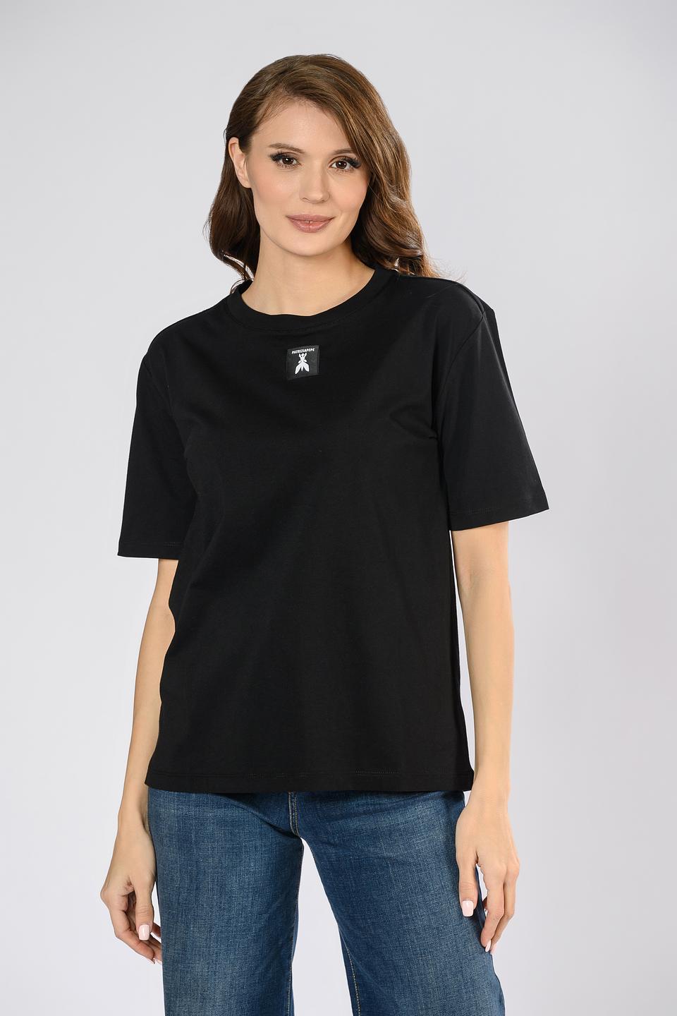 Футболка Patrizia Pepe чёрная с логотипом