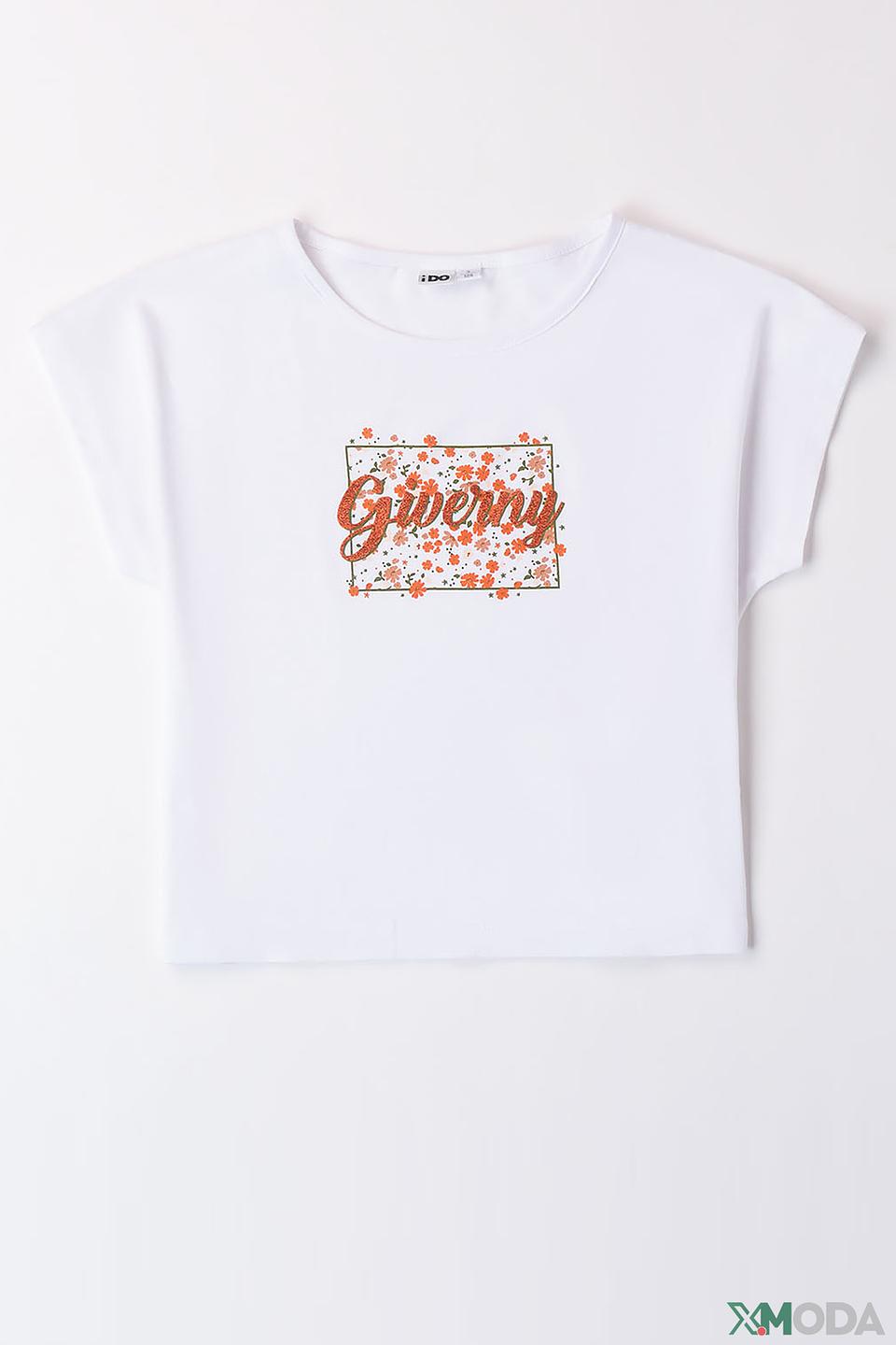 Футболка Ido дев. с принтом Giveny