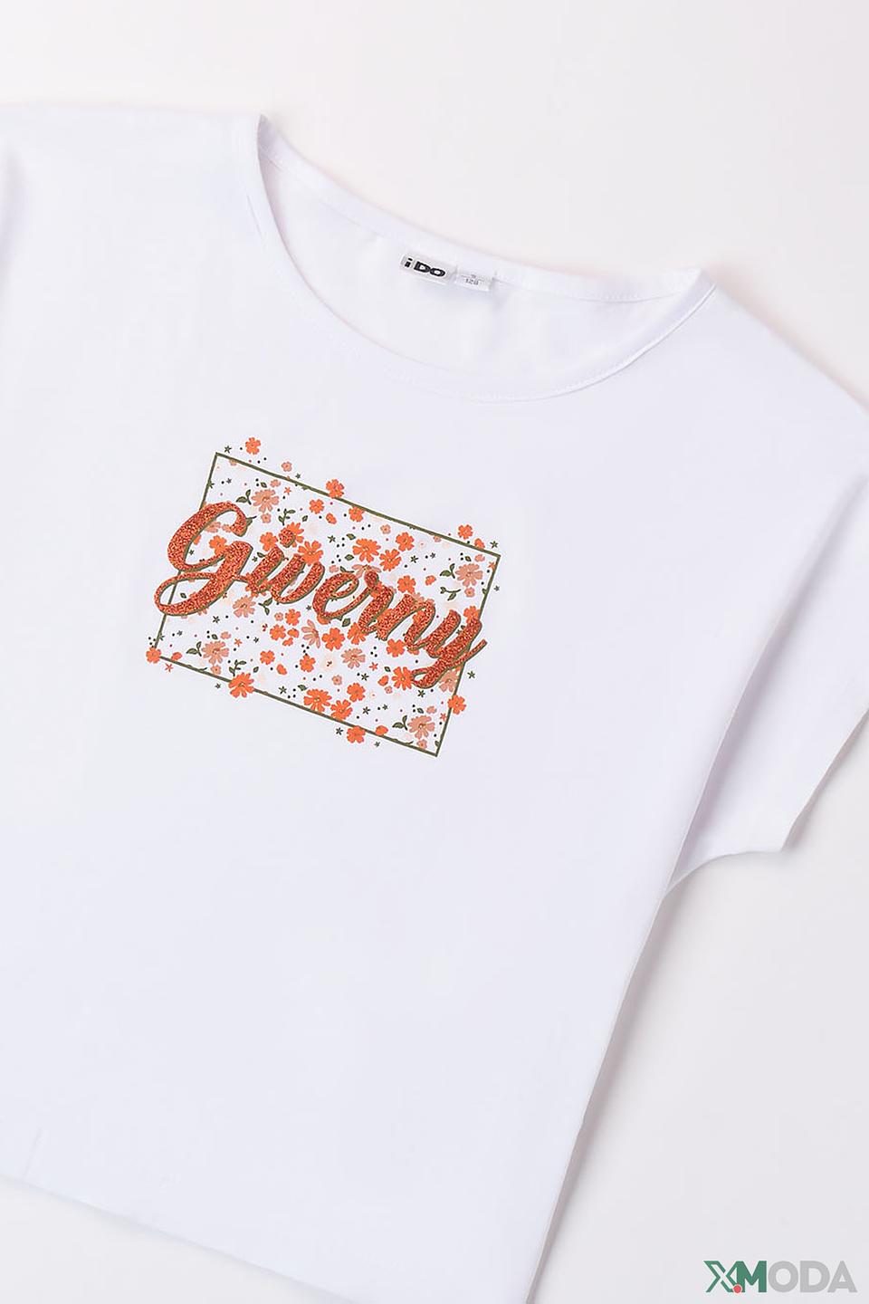 Футболка Ido дев. с принтом Giveny