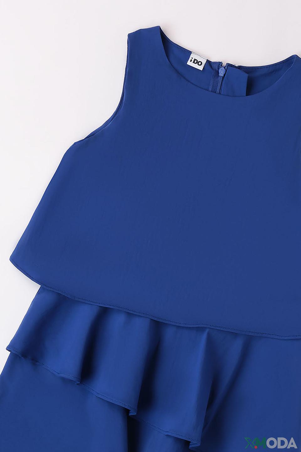 Комбинезон Ido дев. синий с воланами