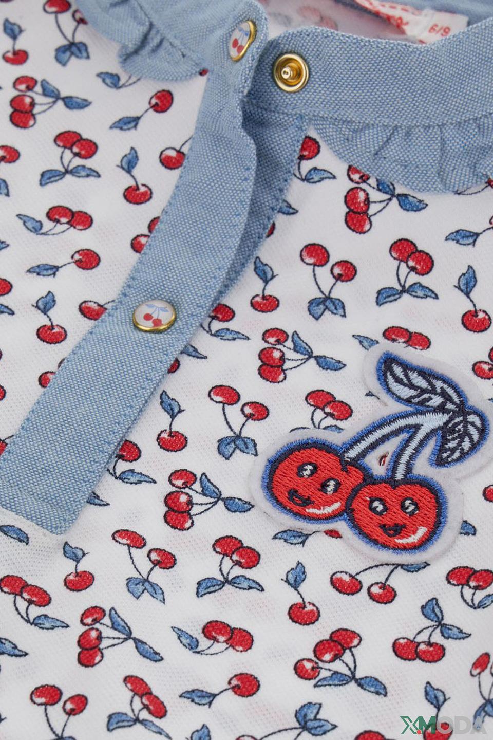 Футболка Original Marines вишнёвый принт