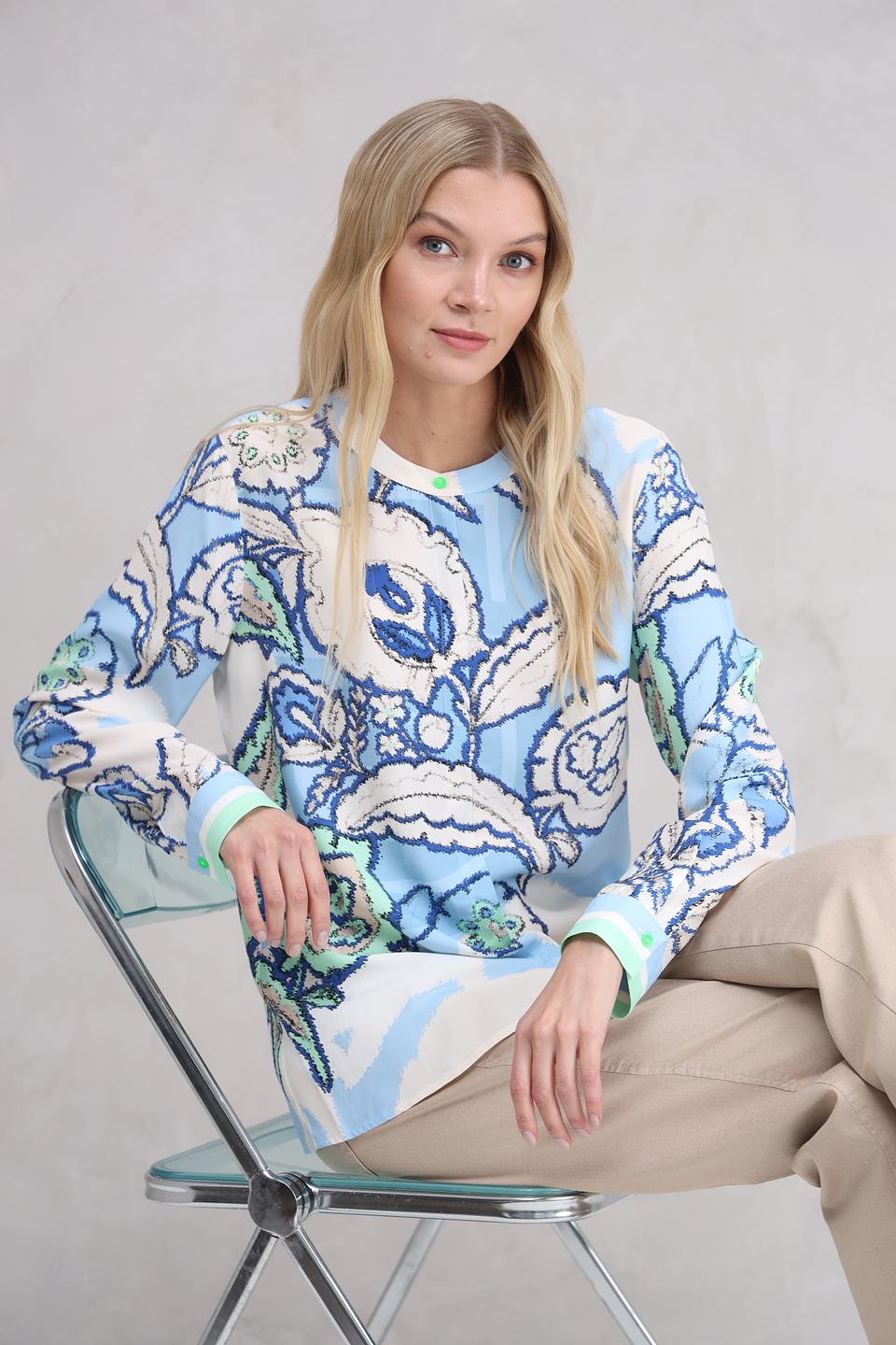 Блуза You Just White с принтом