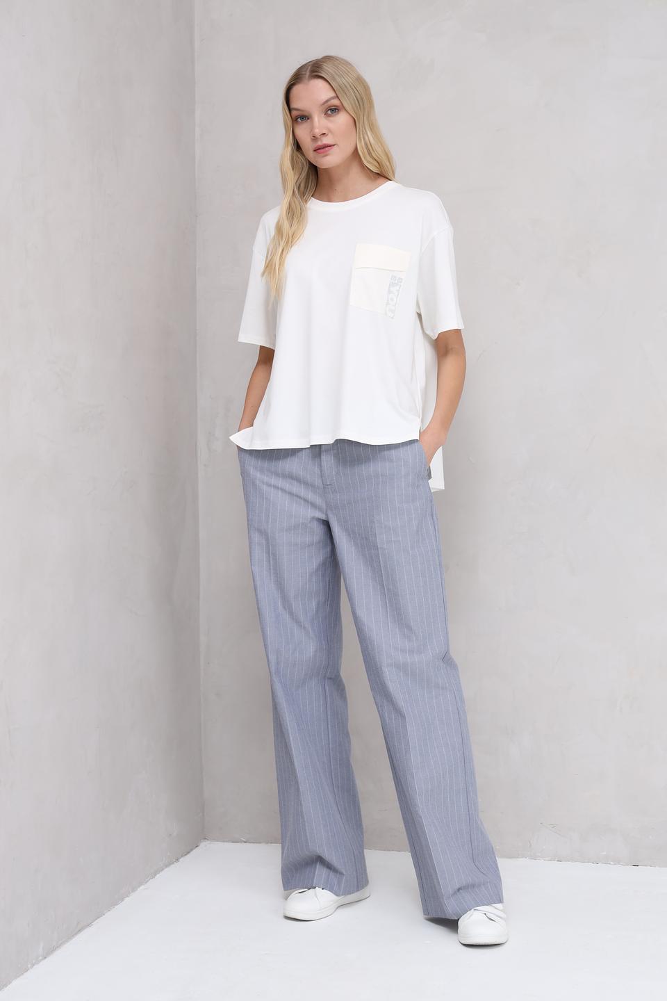 Футболка You Just White с карманом