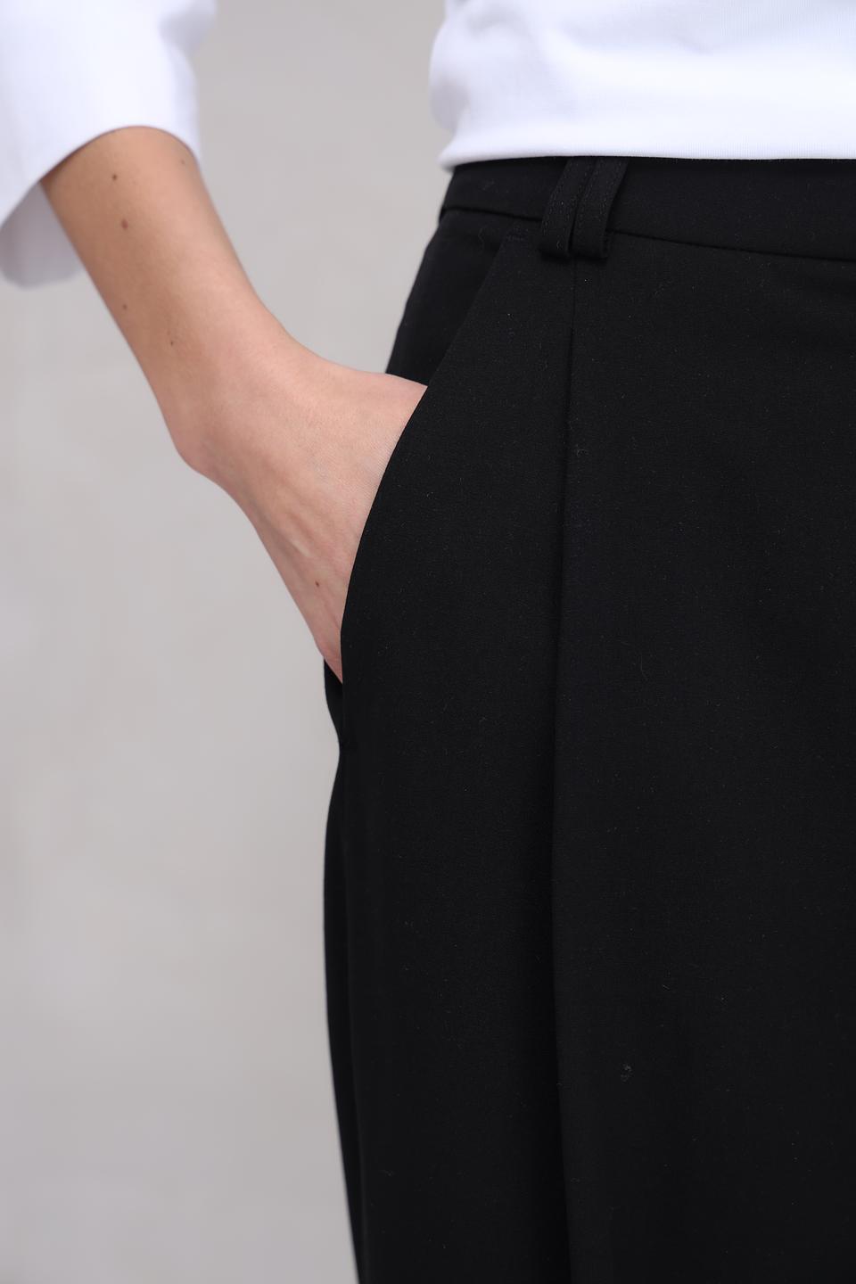 Брюки Taifun классические черные