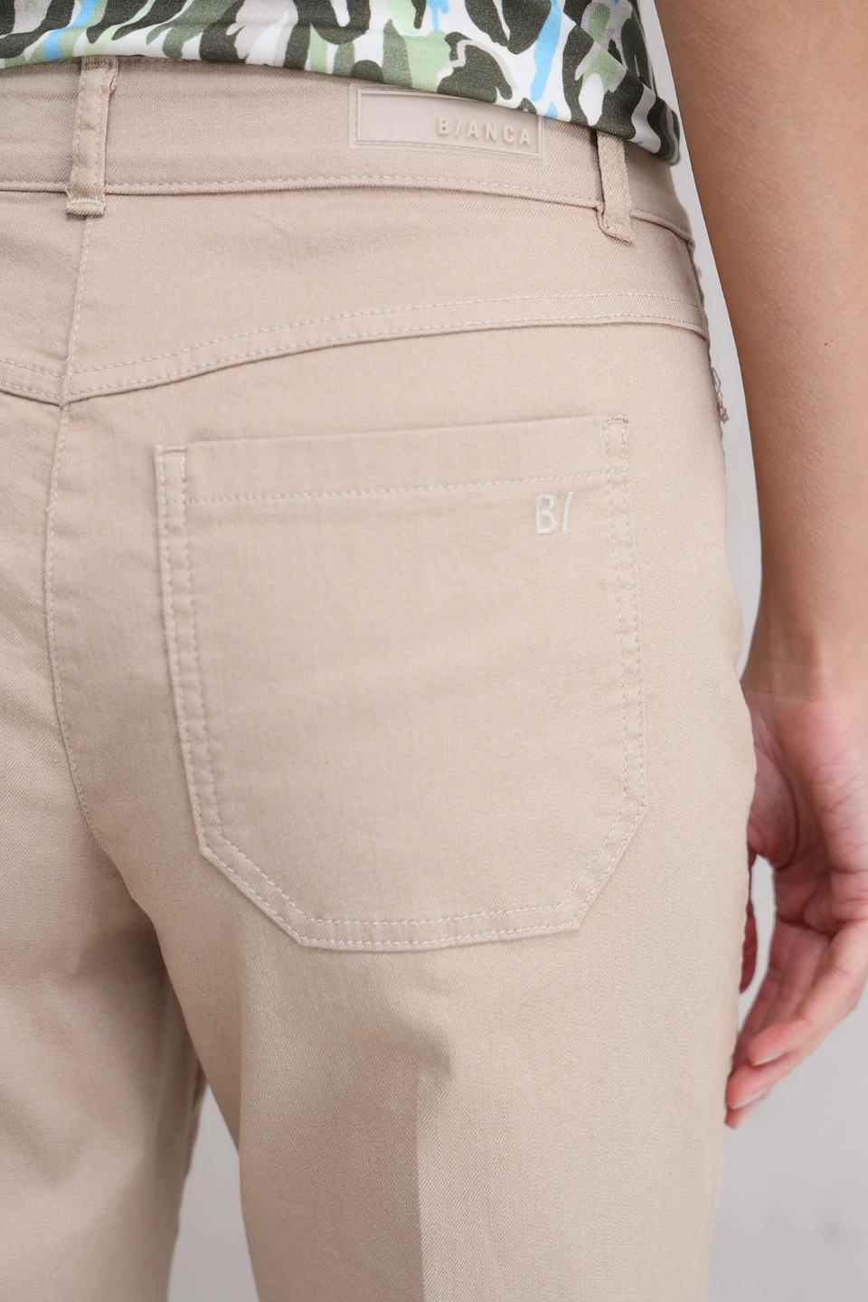 Джинсы Bianca палаццо бежевые
