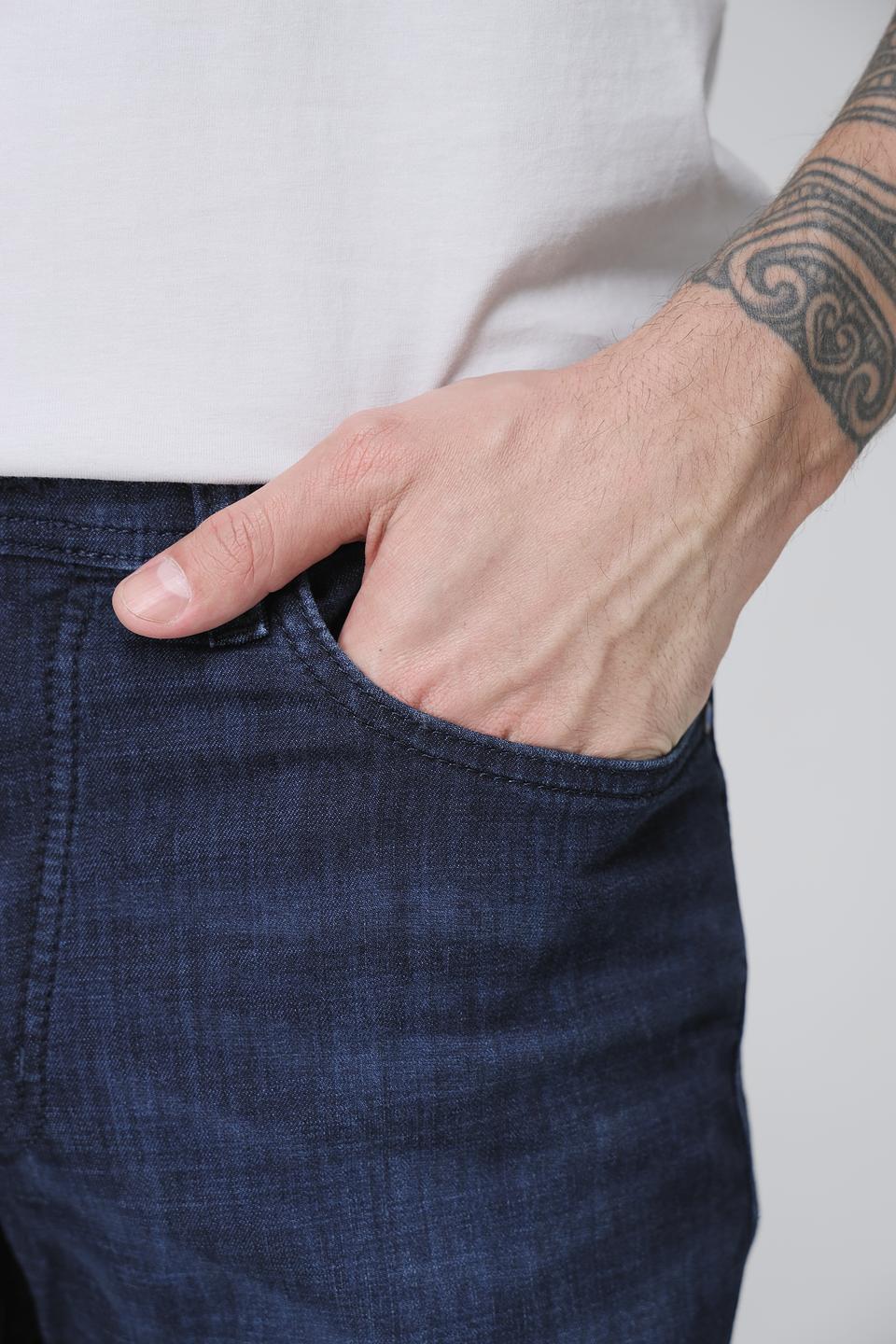 Джинсы Hattric синие slim fit