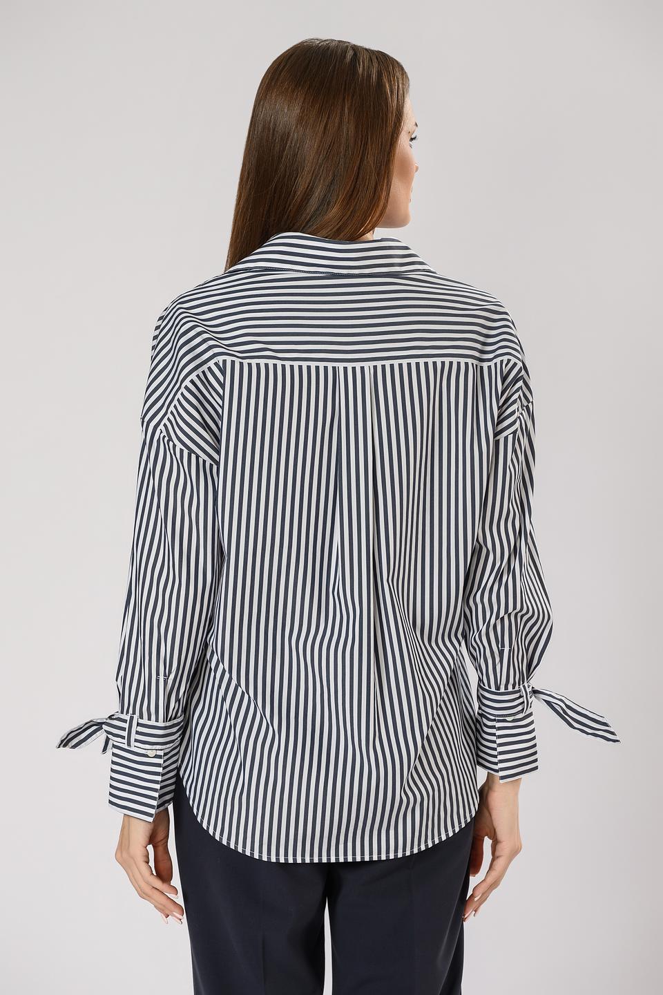 Блуза Penny Black Grey в полоску