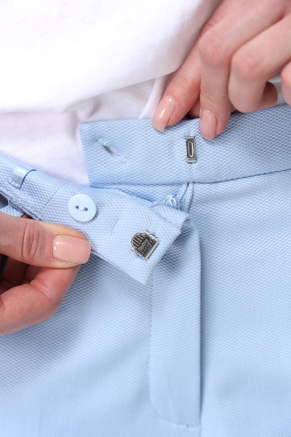 Брюки классические MORE and MORE голубые