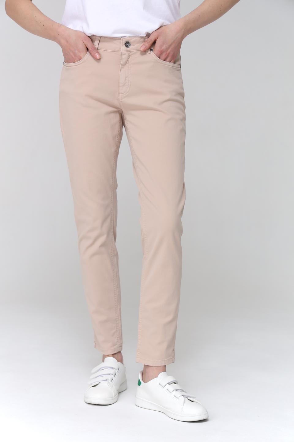 Брюки прямые More and More бежевые