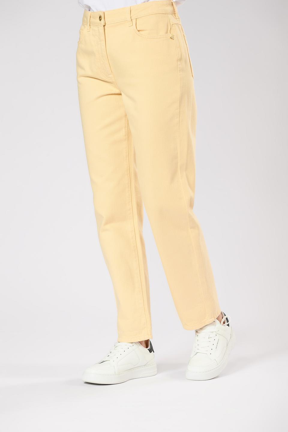 Брюки Patrizia Pepe прямого кроя бежевые