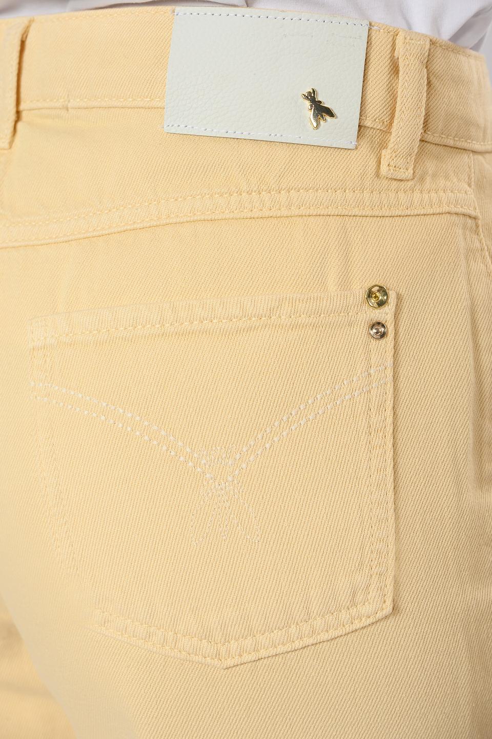 Брюки Patrizia Pepe прямого кроя бежевые