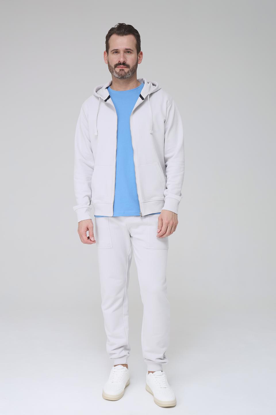 Кардиган Basefield серый на молнии