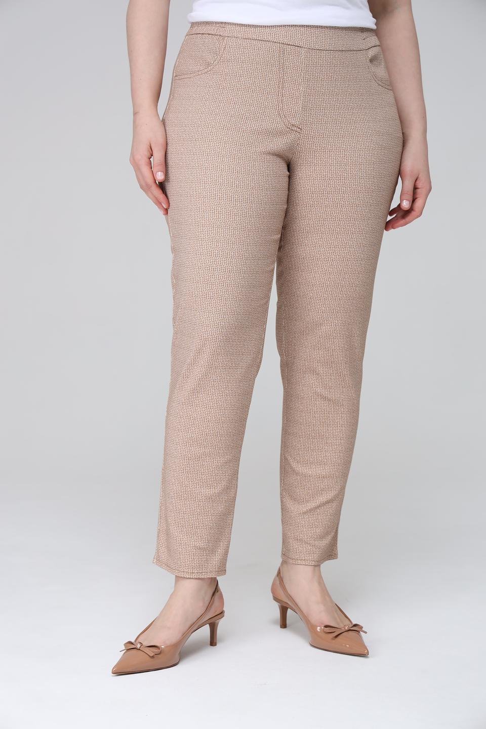 Брюки Frank Walder в клетку бежевые