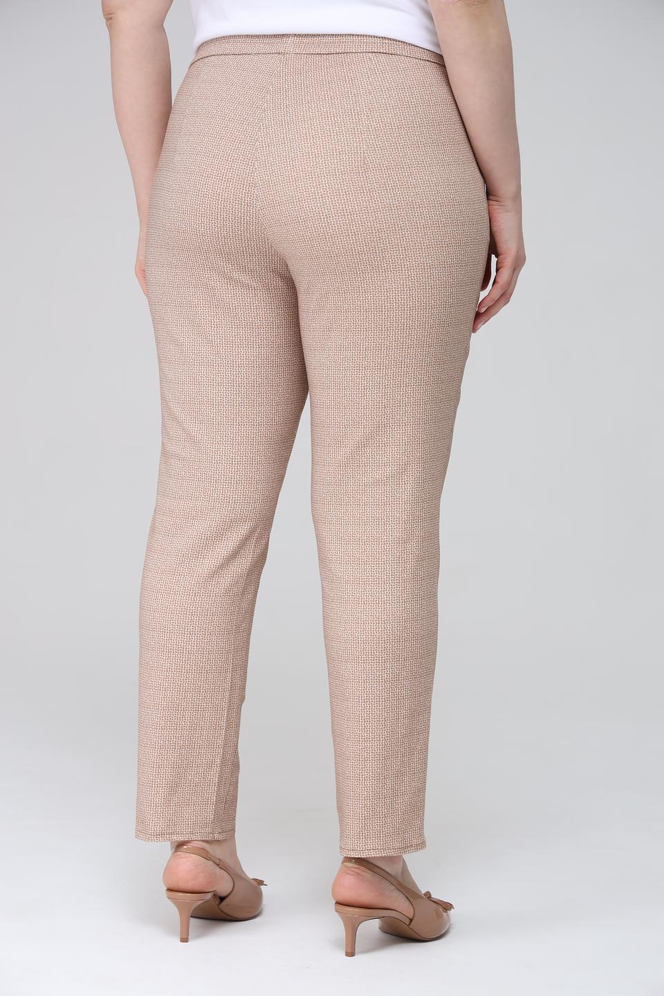 Брюки Frank Walder в клетку бежевые