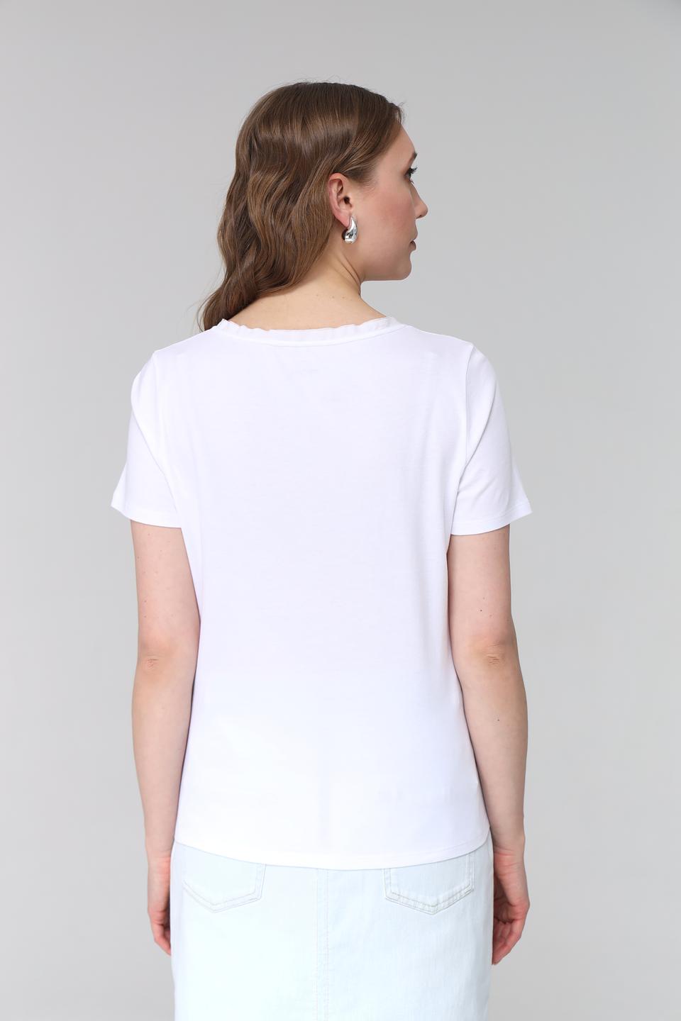 Футболка Marc Cain с цветочным принтом