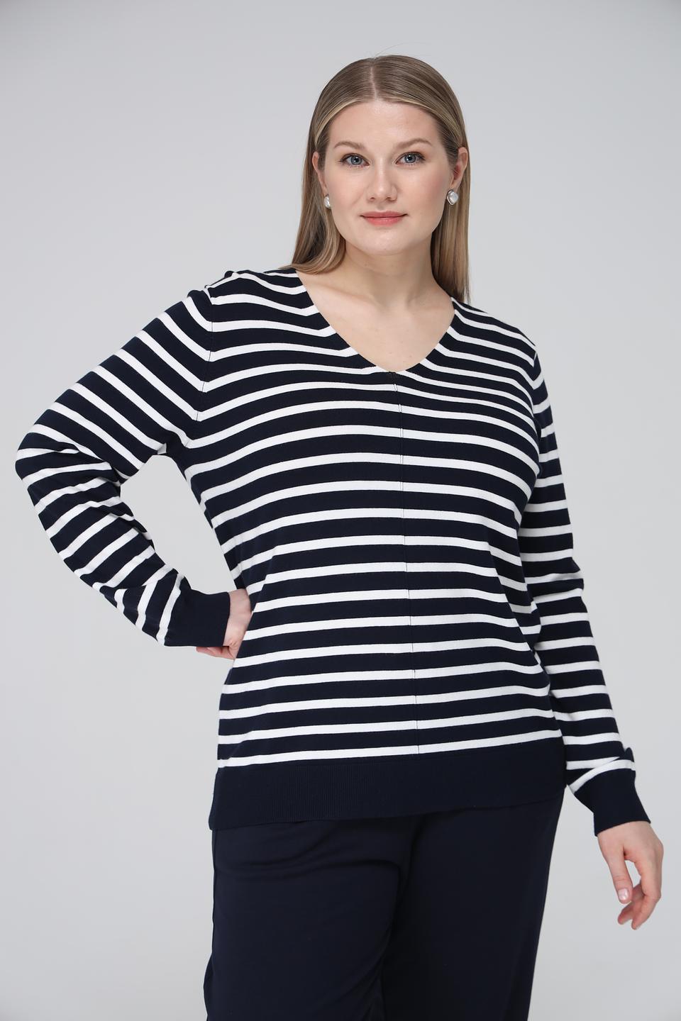 Пуловер Via Appia в полоску