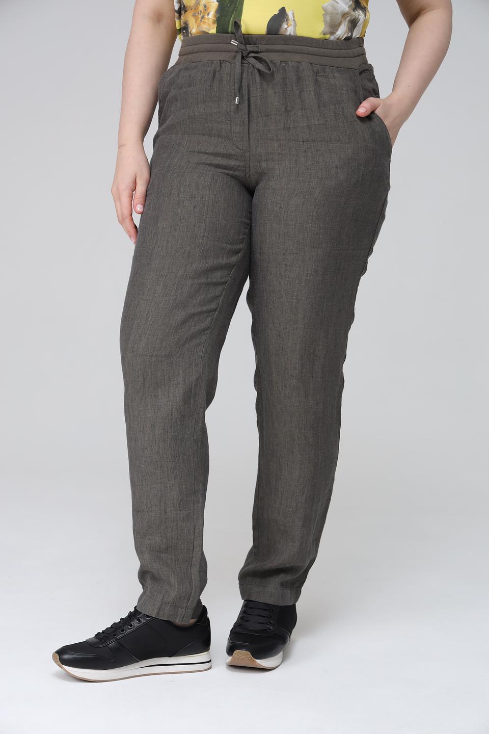 Брюки классические Doris Streich хаки