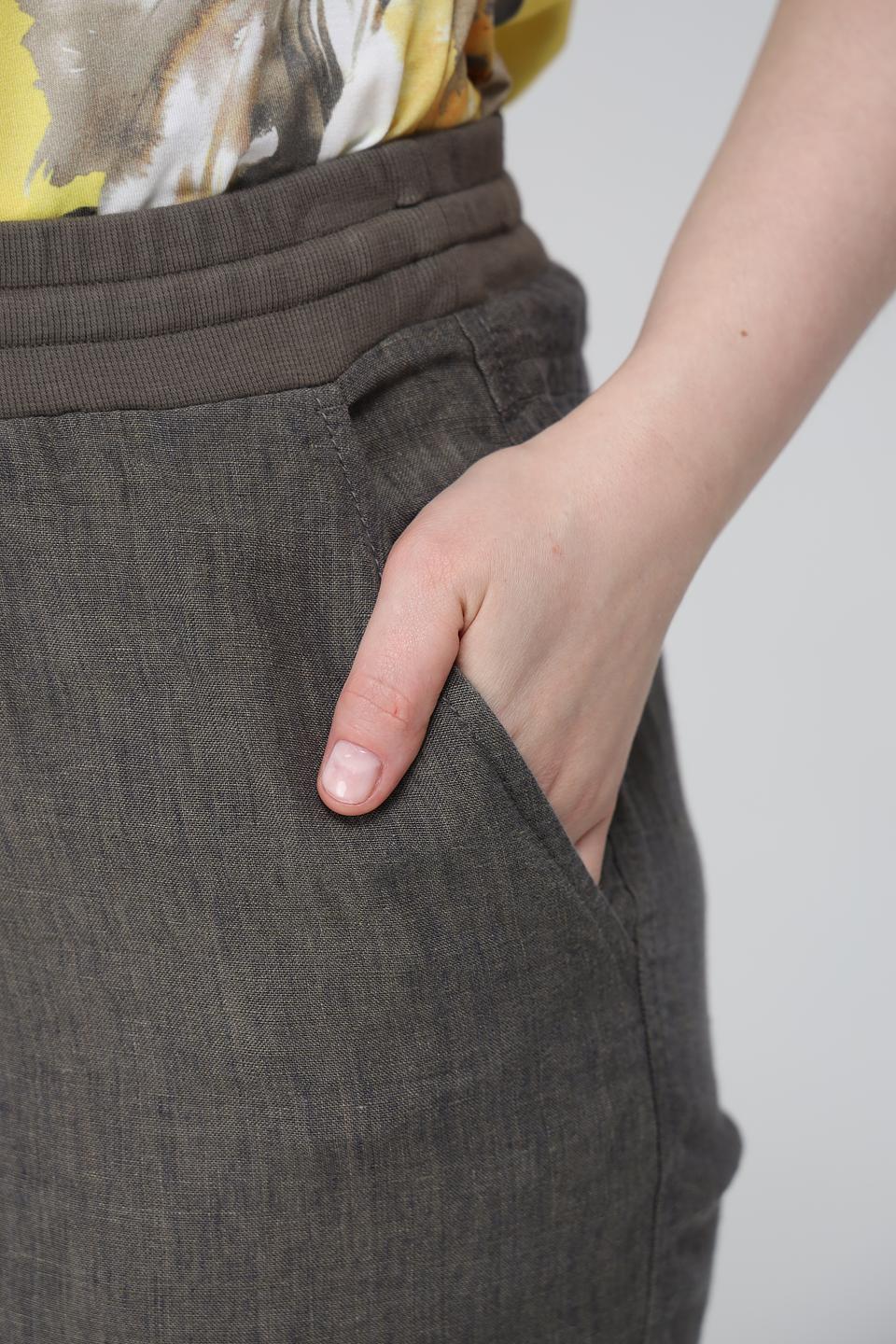 Брюки классические Doris Streich хаки