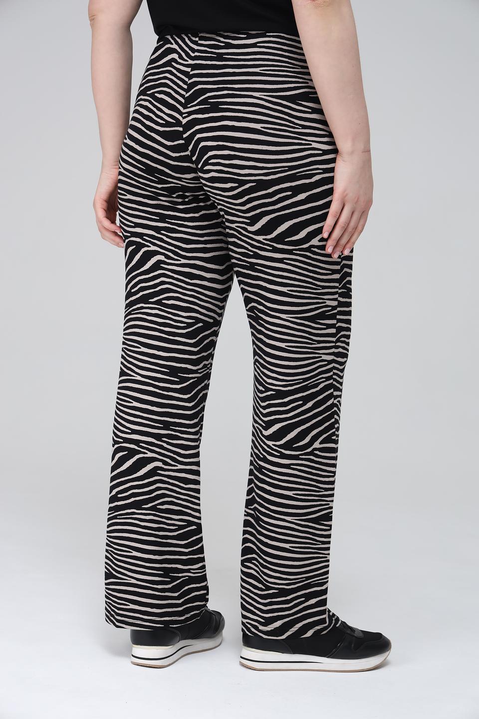 Брюки Doris Streich в полоску зебра