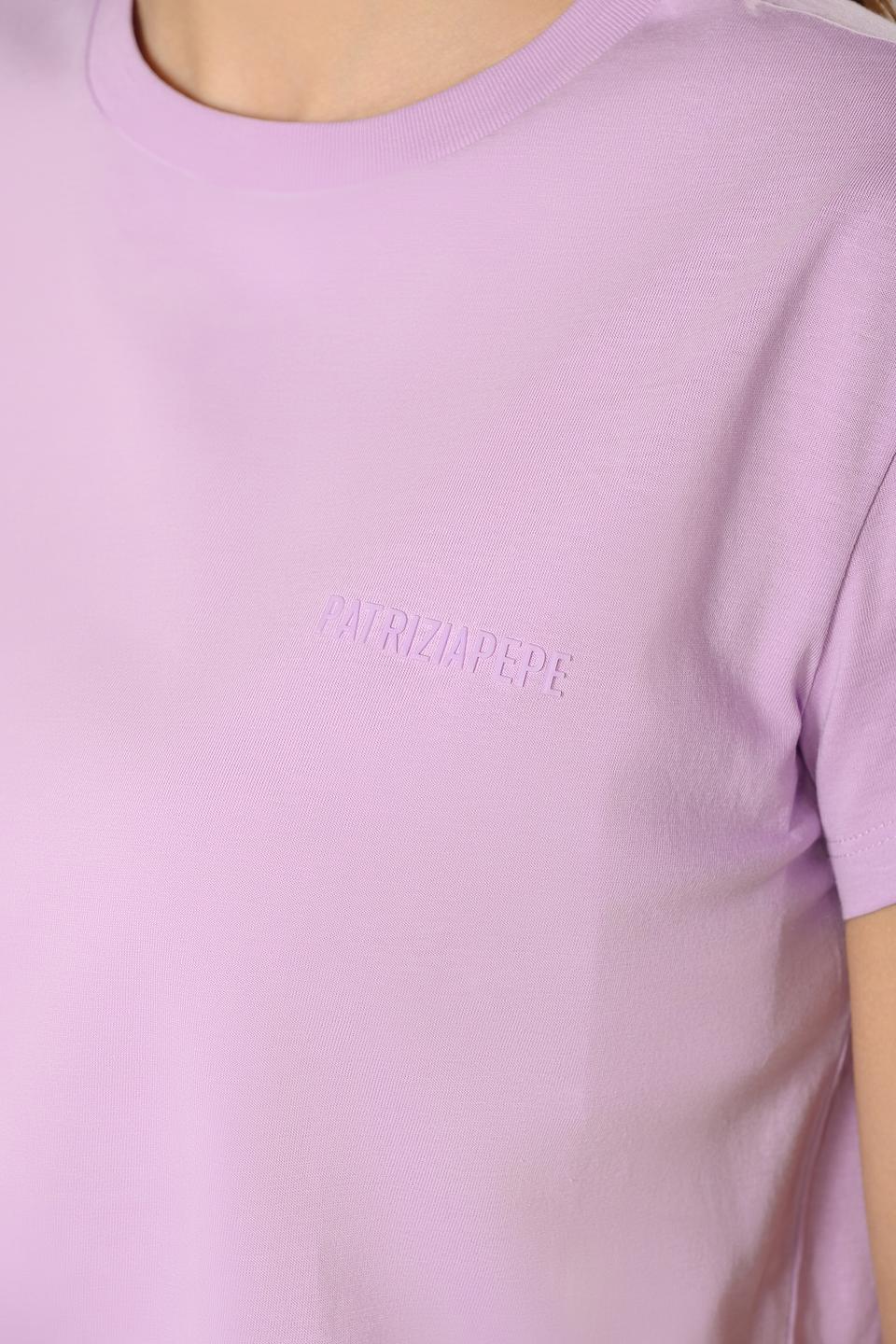 Футболка Patrizia Pepe жен. сиреневая