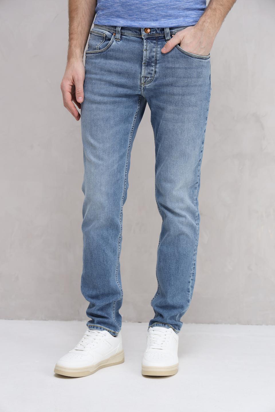 Джинсы Bugatti Slim Fit голубые