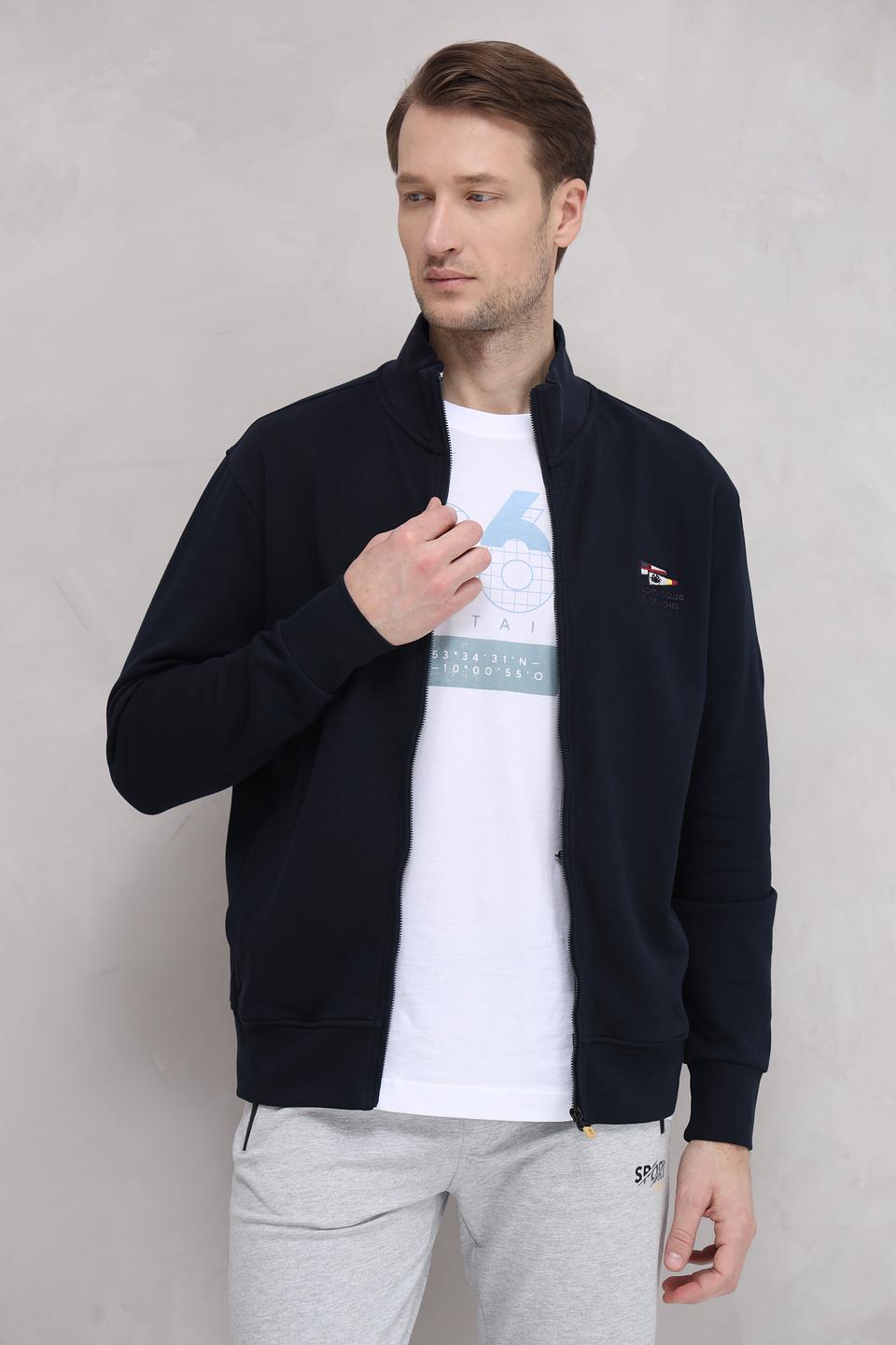 Кардиган Granchio мужской тёмно-синий