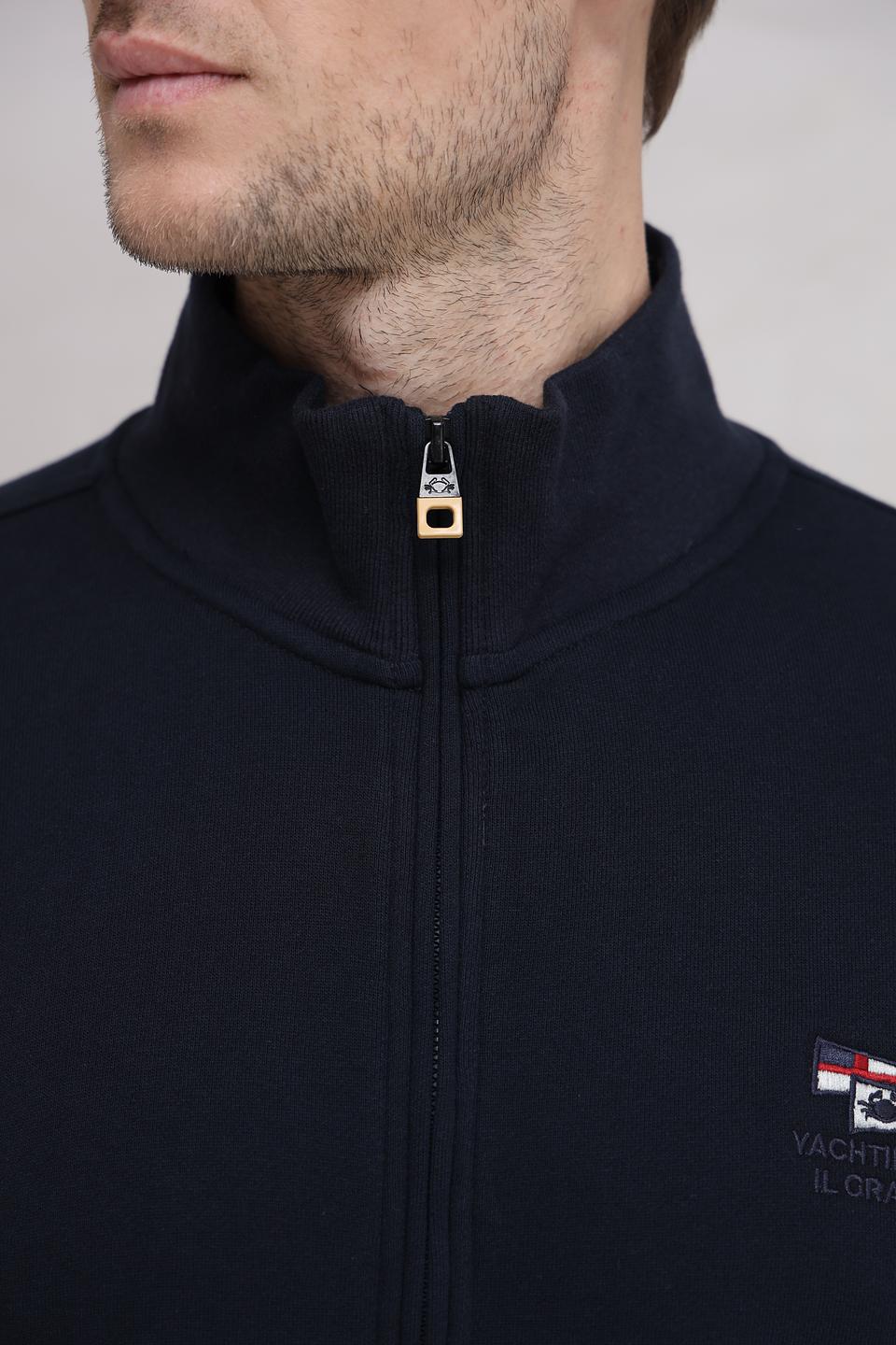 Кардиган Granchio мужской тёмно-синий