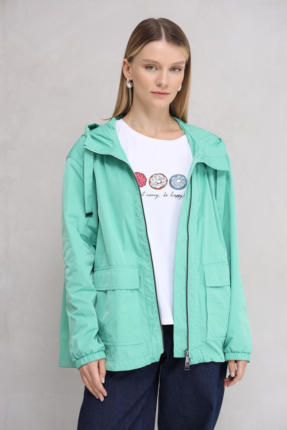 Ветровка White Label мятная