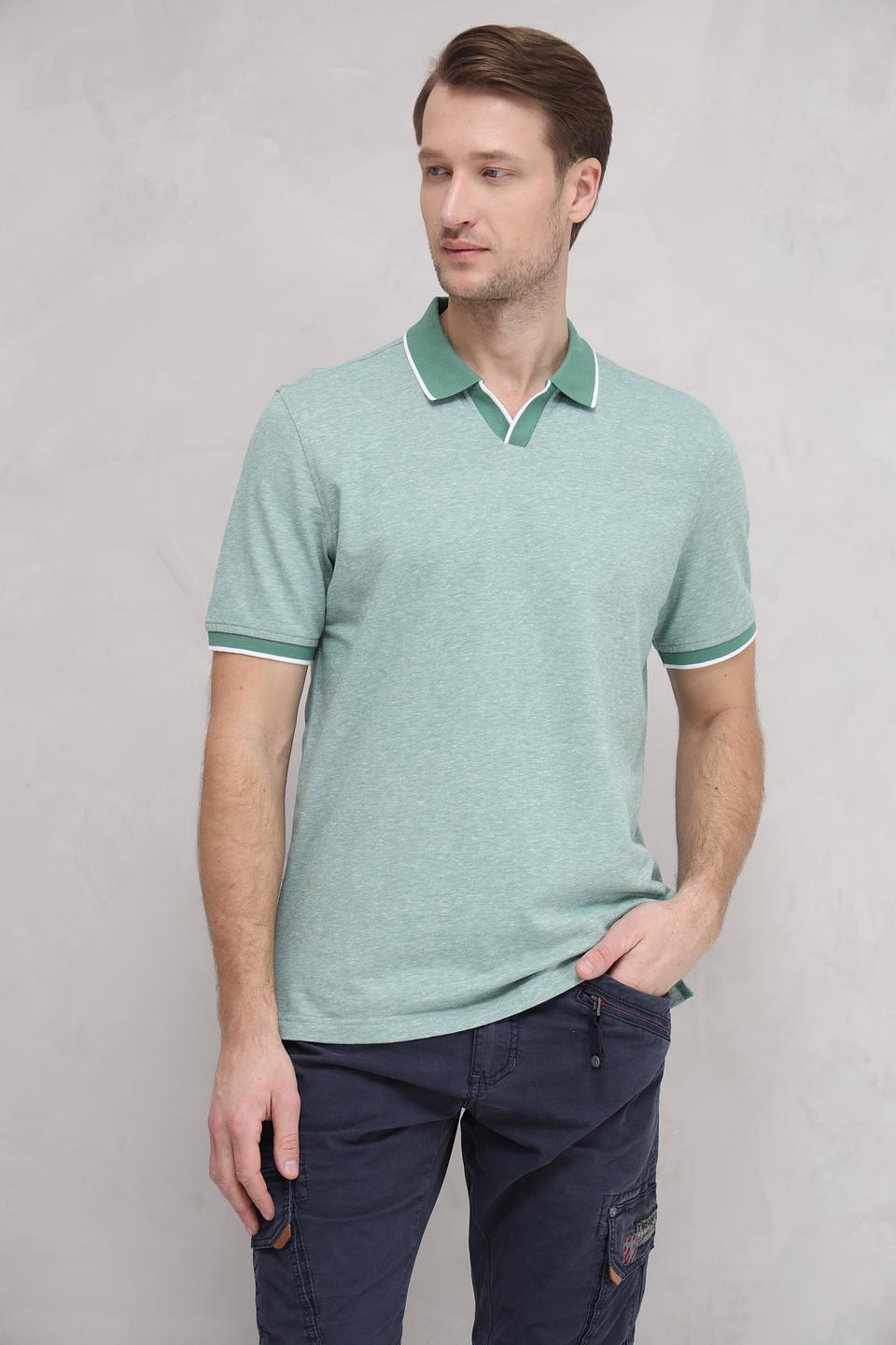 Поло Bugatti мужское мятное