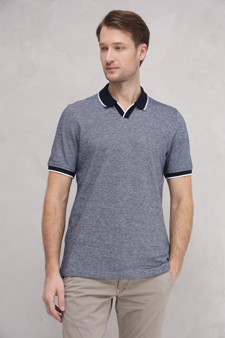 Поло Bugatti с контрастной отделкой