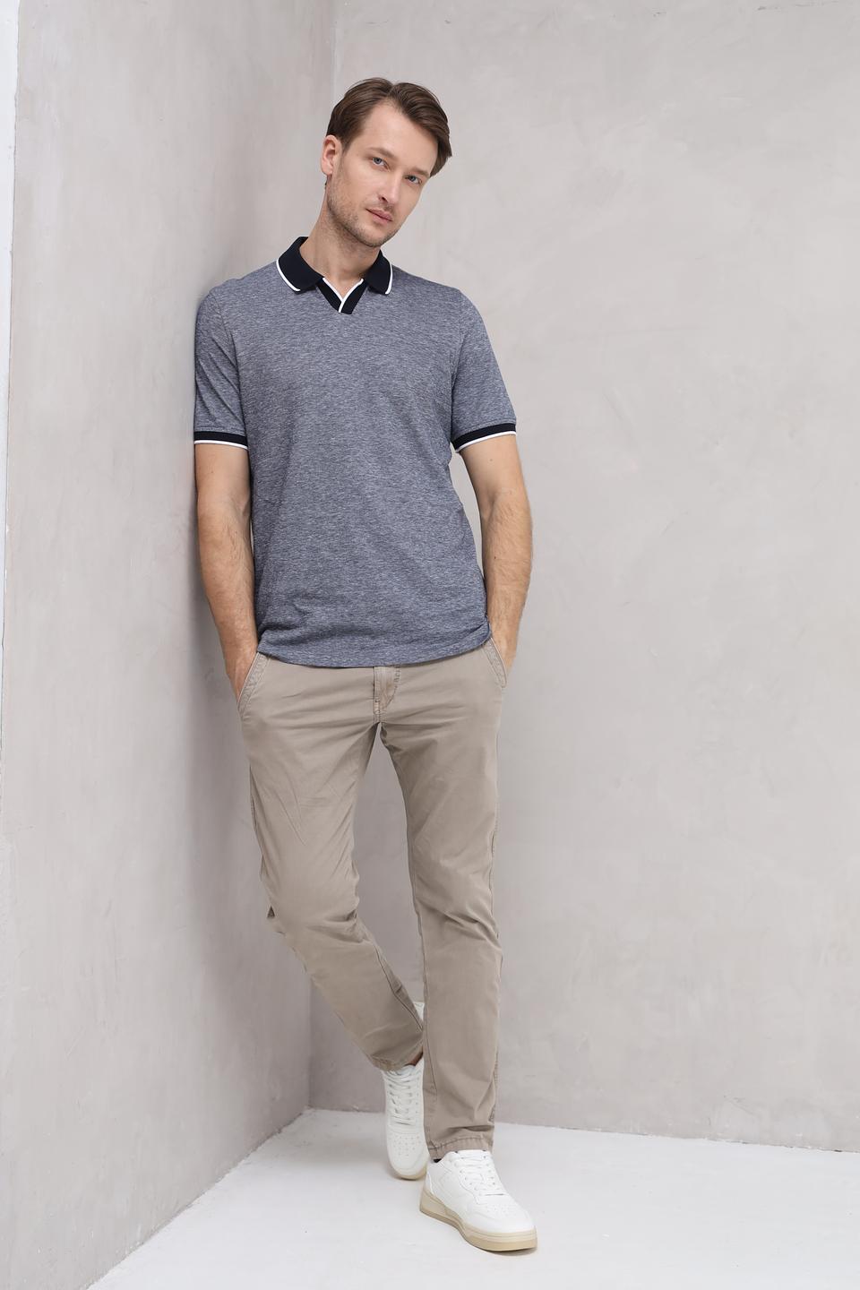 Поло Bugatti с контрастной отделкой