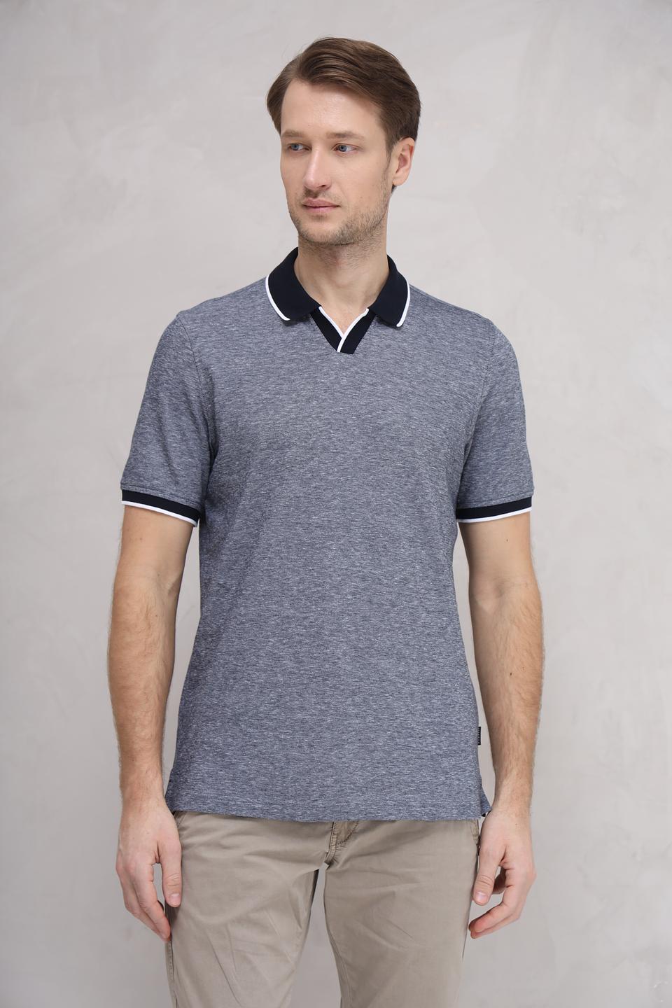 Поло Bugatti с контрастной отделкой