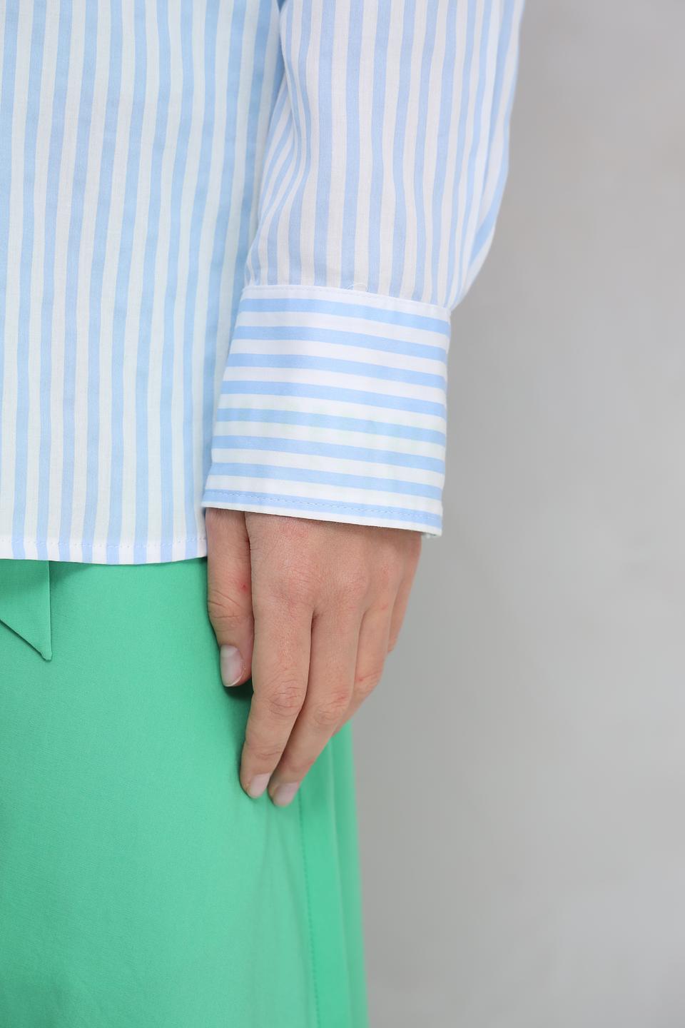 Рубашка You Just White в полоску