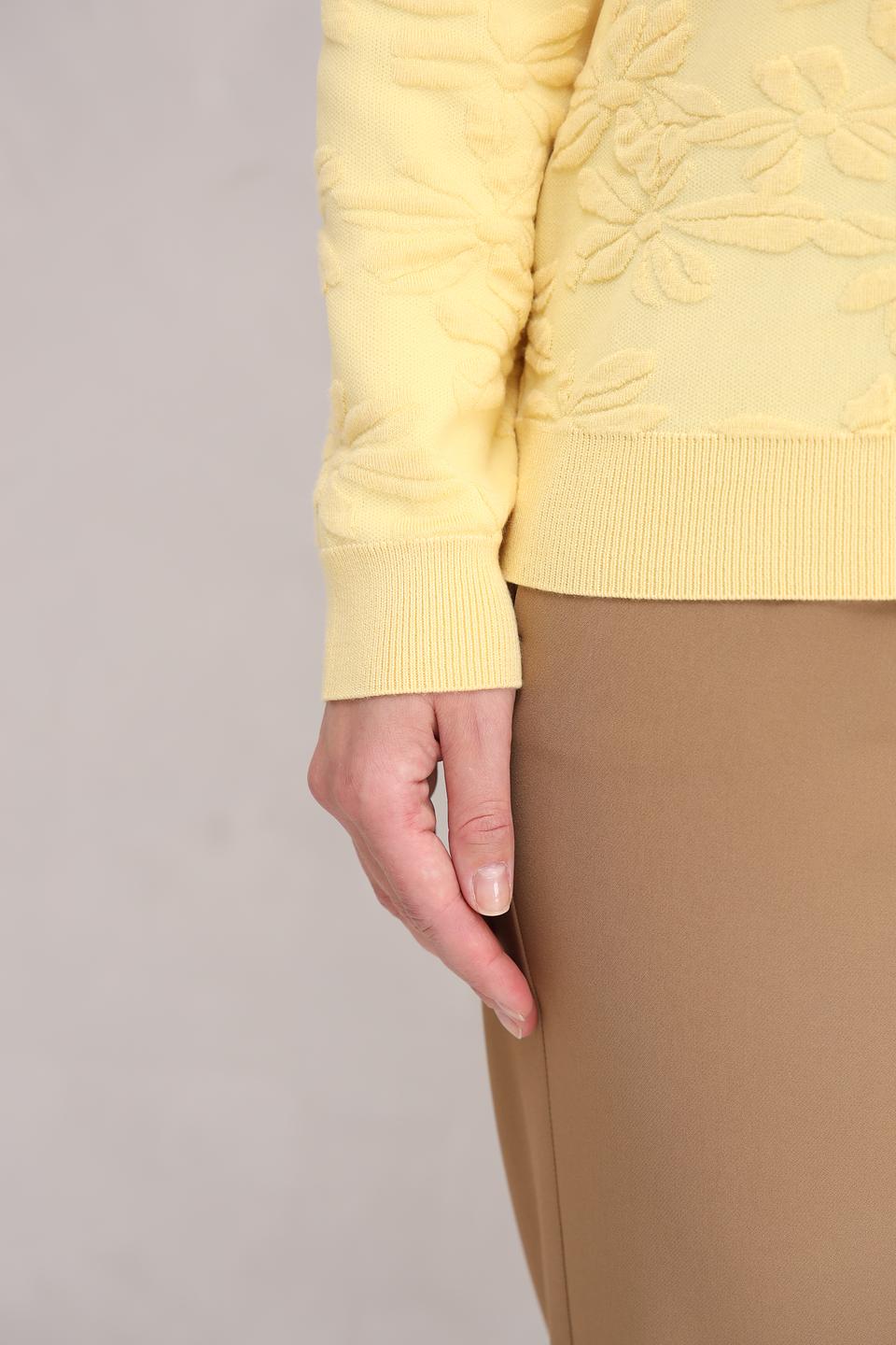 Жакет Frank Walder с вышивкой жёлтый