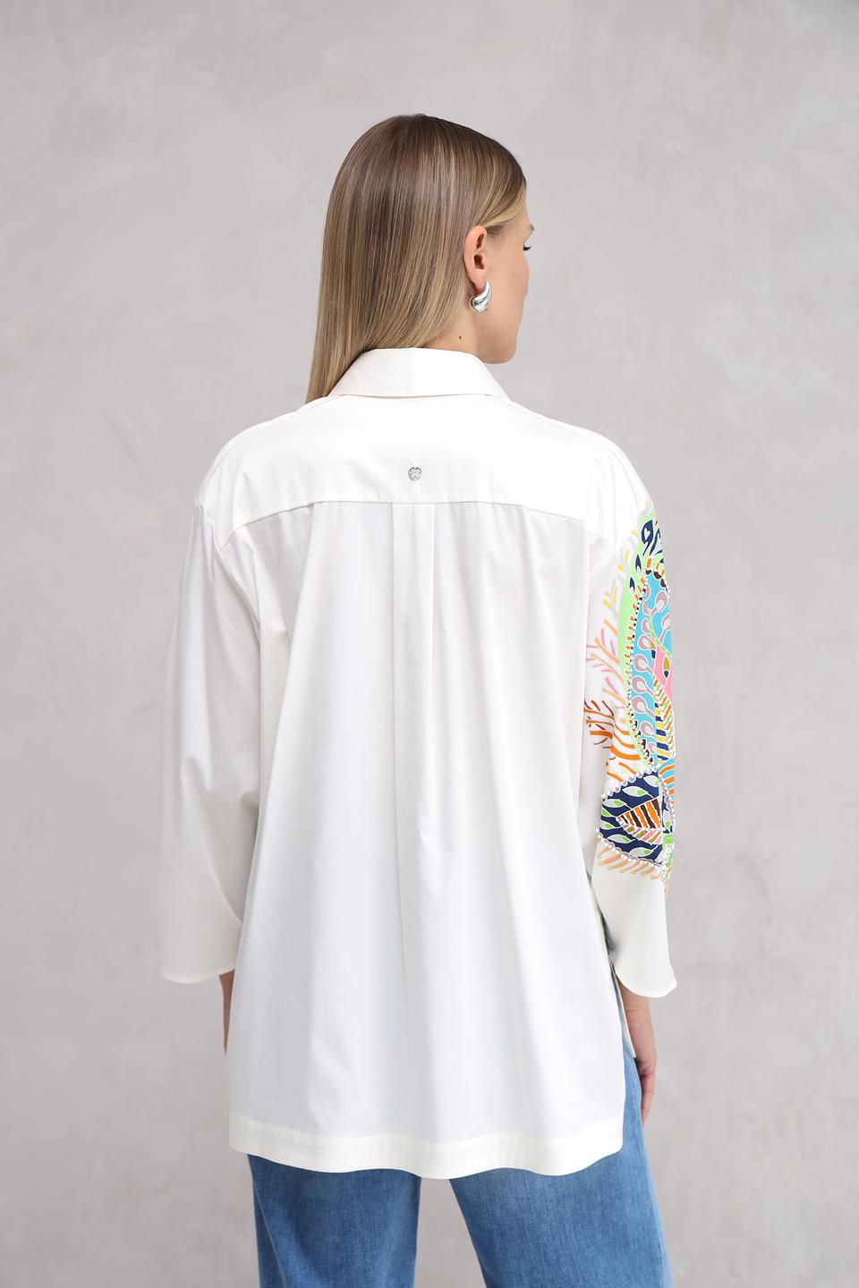 Блуза Marc Cain с цветочным принтом