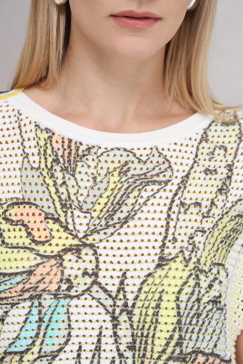 Топ Marc Cain с цветочным принтом