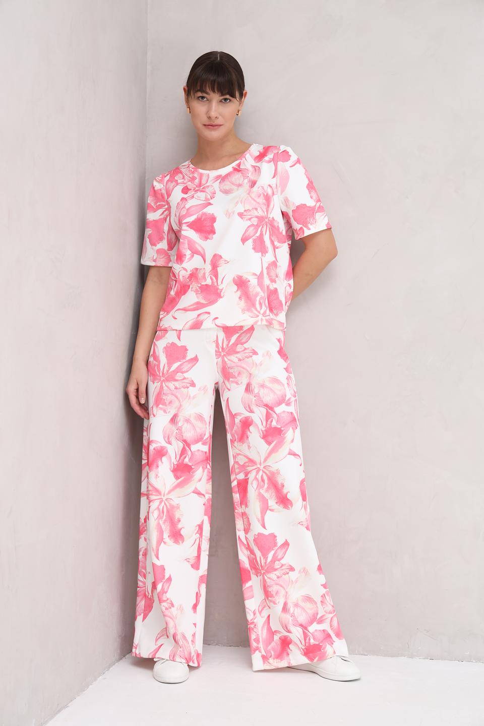 Футболка Monari с цветочным принтом