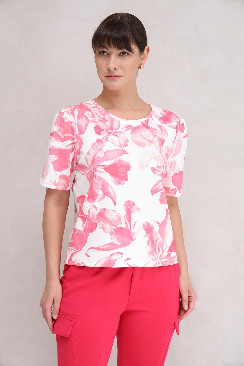 Футболка Monari с цветочным принтом